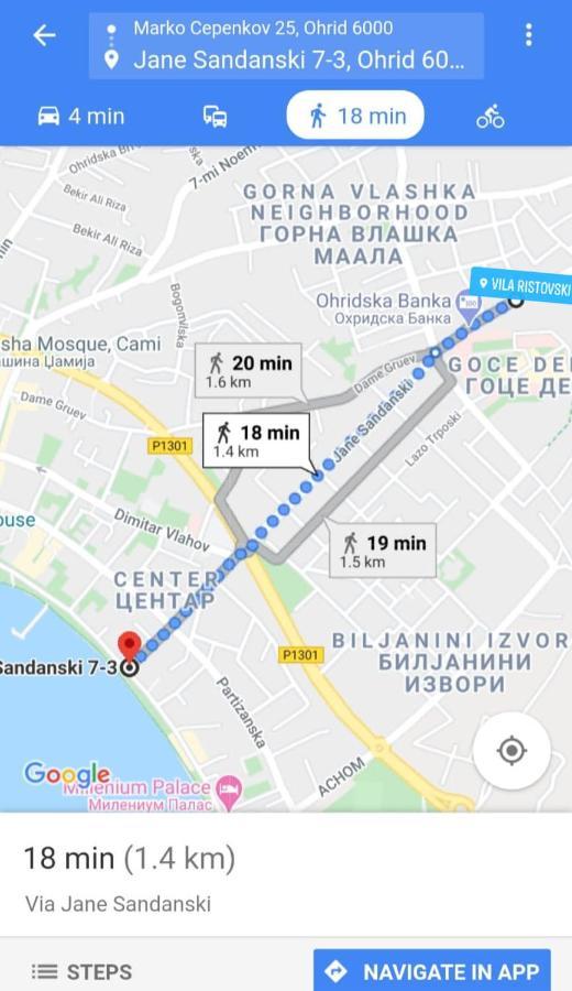 Villa Ristovski オフリド エクステリア 写真